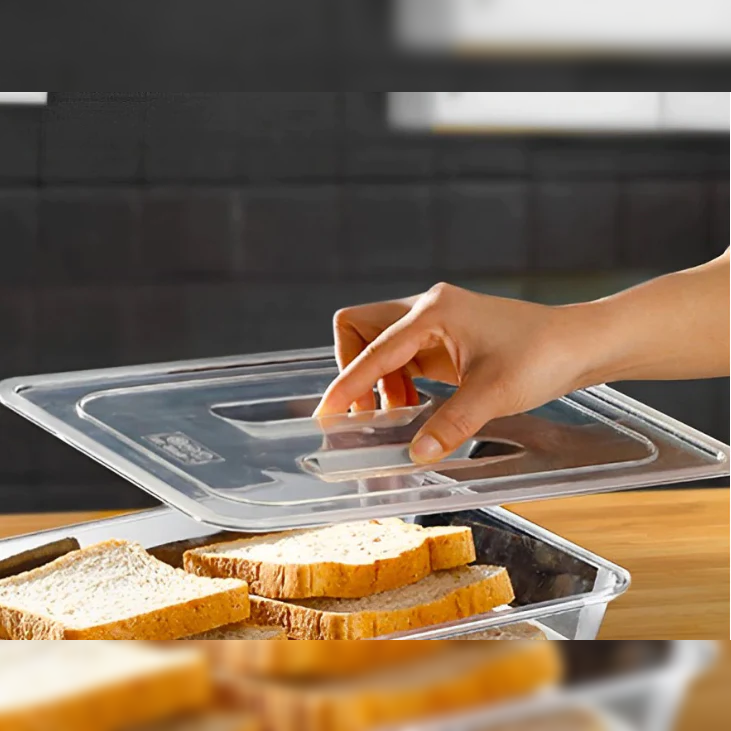 Gastronorm Polycarbonate Container Cover 1/2 - Lunaz Shop