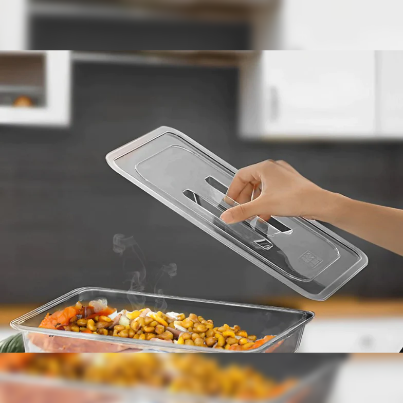 Gastronorm Polycarbonate Container Cover 1/3 - Lunaz Shop