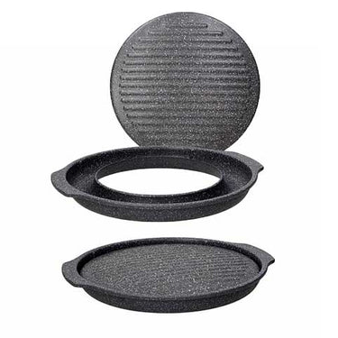 High Thickness Aluminum round BBQ Grill 33 cm - Lunaz Shop