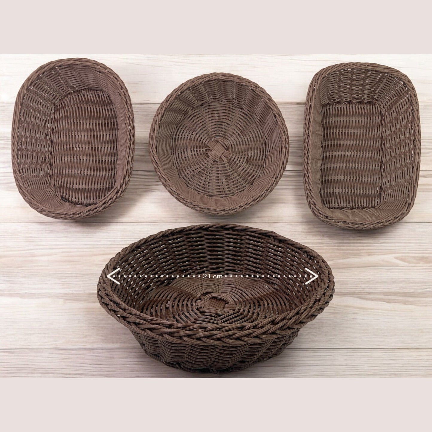 High quality Round Woven Bread Basket 21 cm