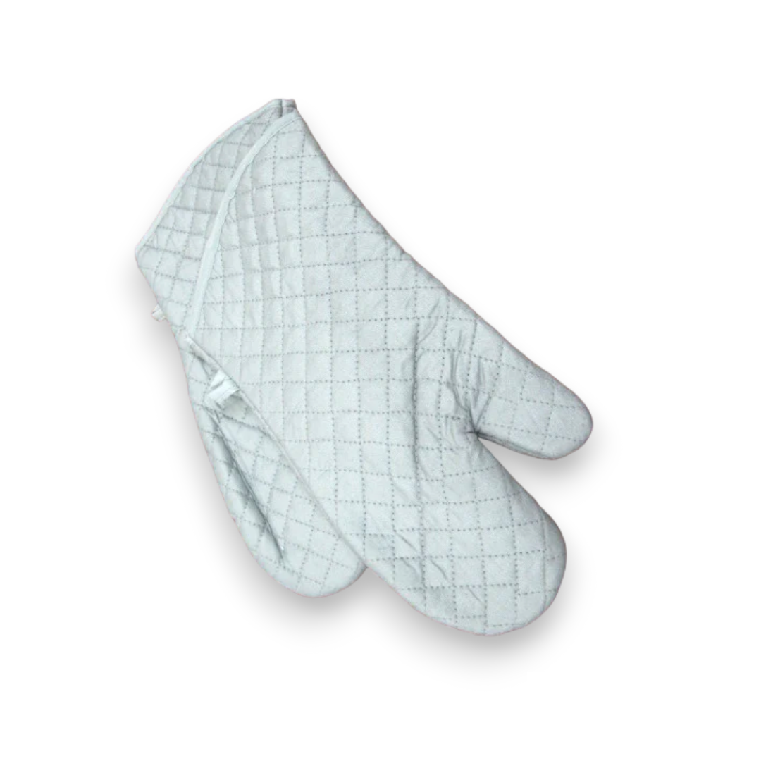 Insulated Grey Oven Gloves 30 cm - Lunaz Shop
