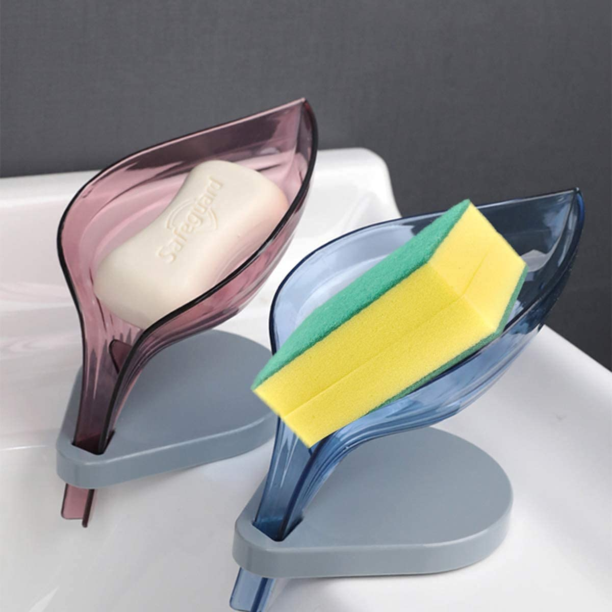 Leaf Shape Soap Holder with Drainer-Lunaz Shop