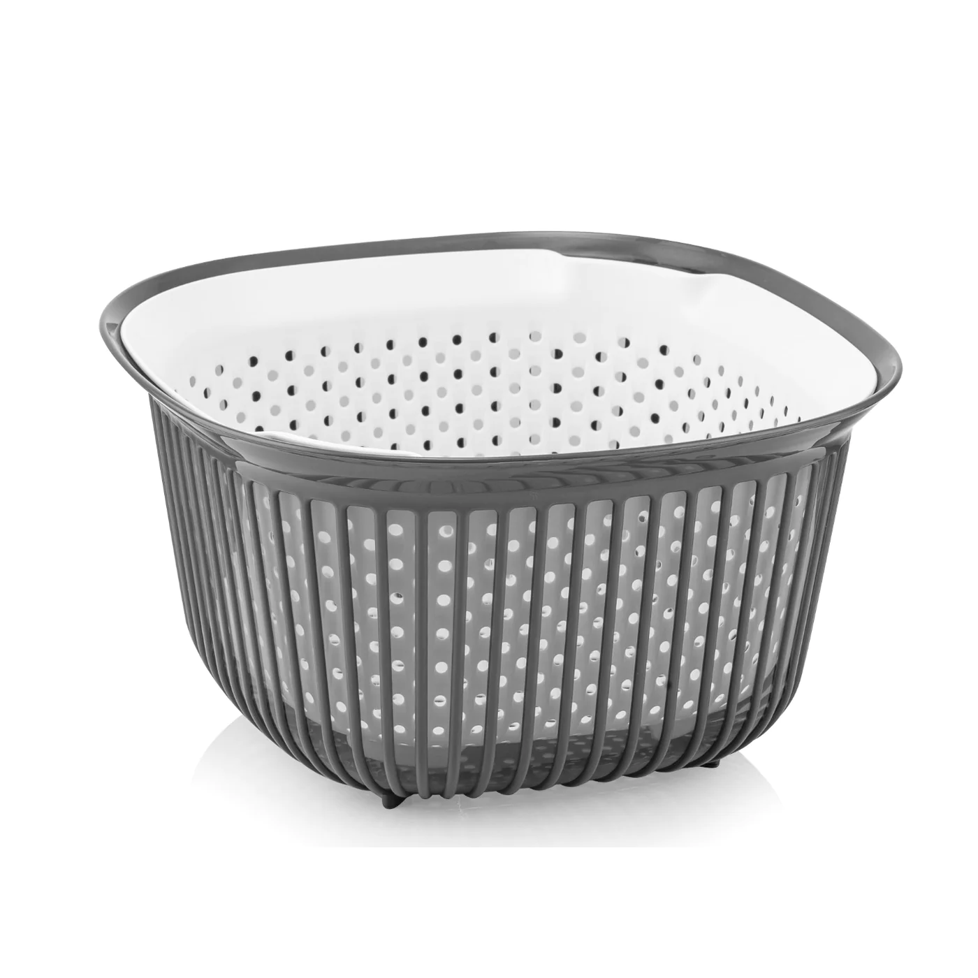 Linea Square Bowl With Strainer - Lunaz Shop