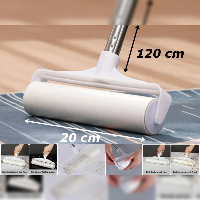 Long Handle Lint Roller Brush - Lunaz Shop