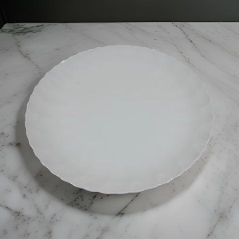 Melamine Big Round Dish with wavy edges - Lunaz Shop