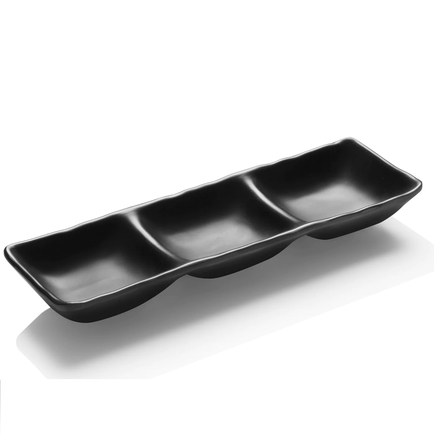Melamine Triple Sauce Bowls 26 cm - Lunaz Shop