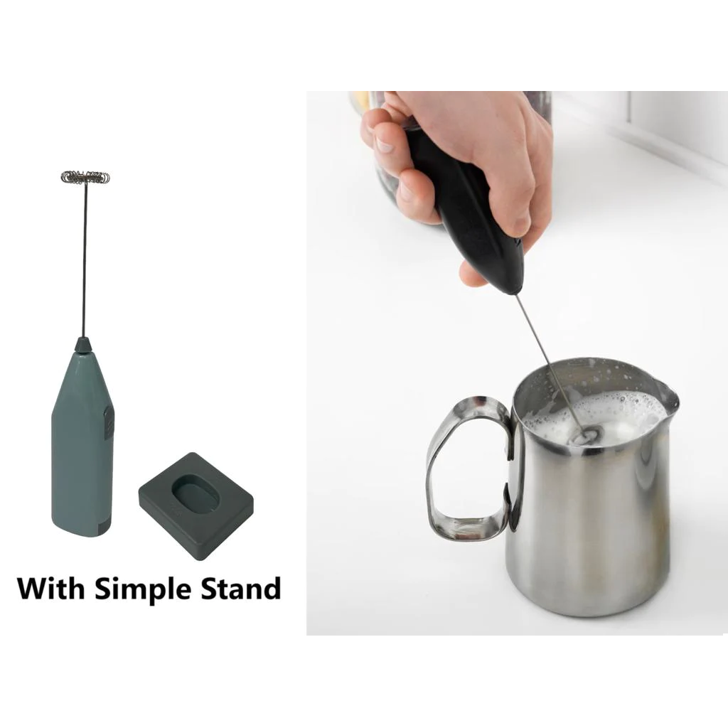 Milk Frother with Simple Stand - Lunaz Shop