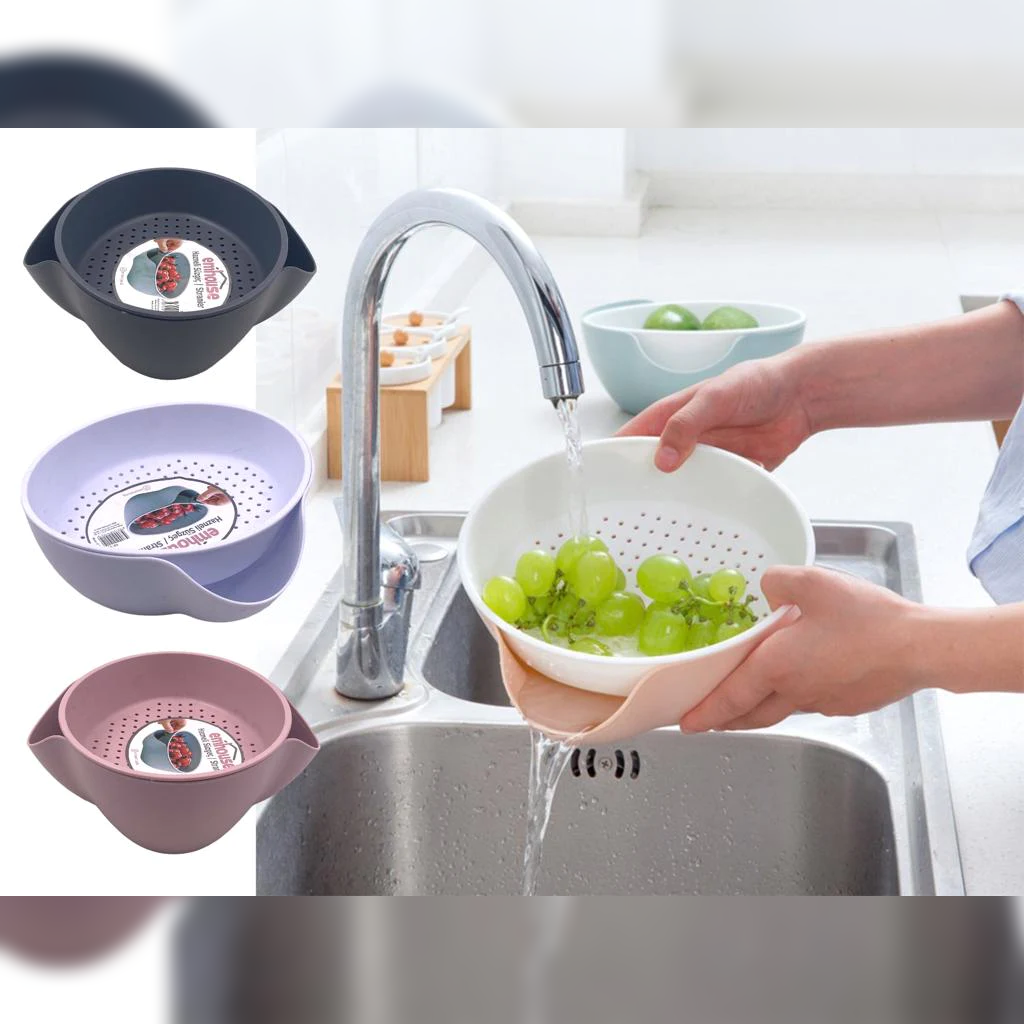 Oval Strainer and Bowl Set 21 cm - Lunaz Shop