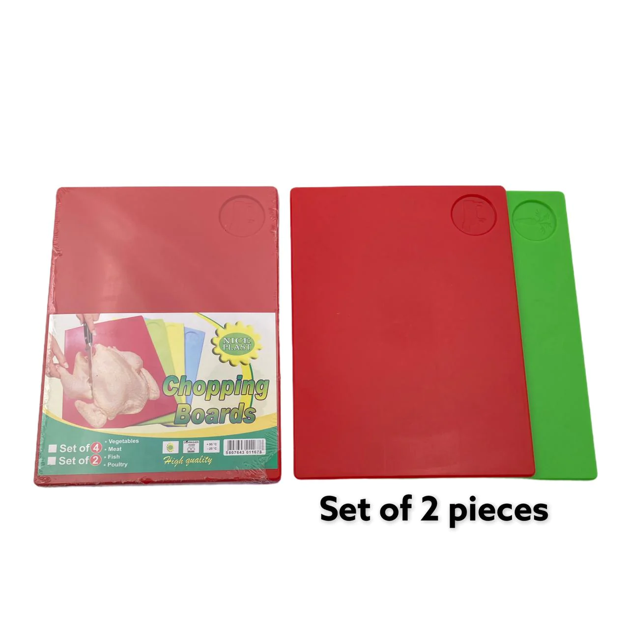 Plastic Chopping board x2 - Lunaz Shop