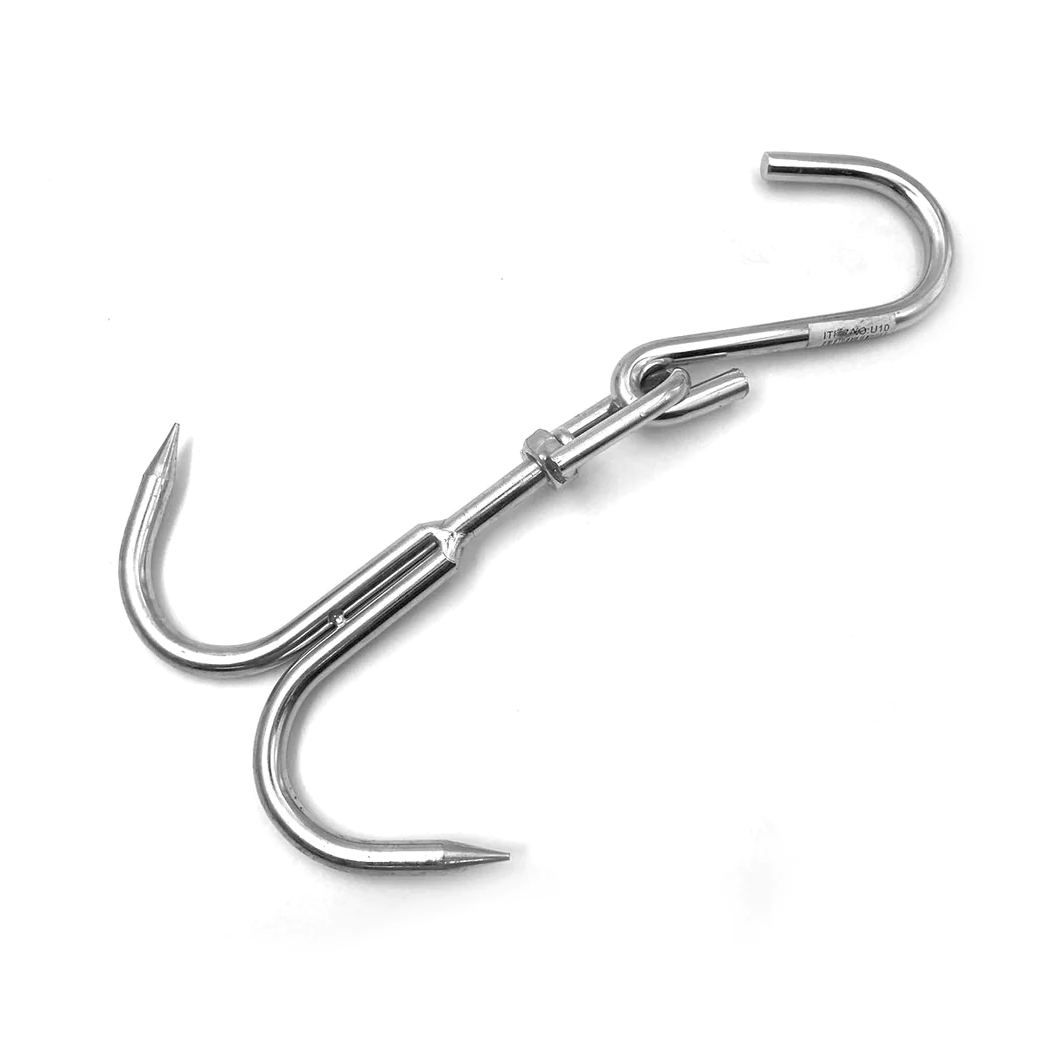 Prof Stainless Steel Rotating Meat Hanger 25 cm - Lunaz Shop
