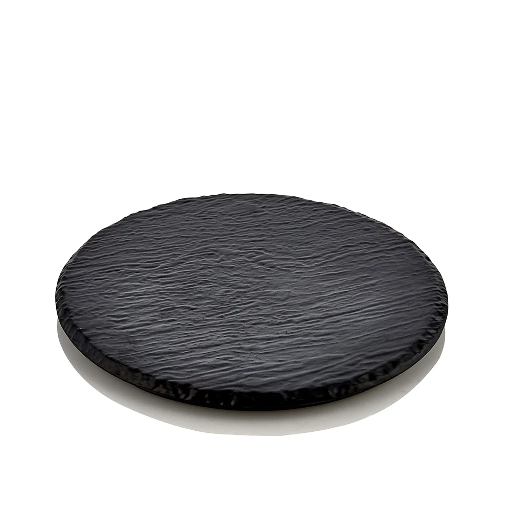 Round Melamine Slate Effect Board 30 cm - Lunaz Shop