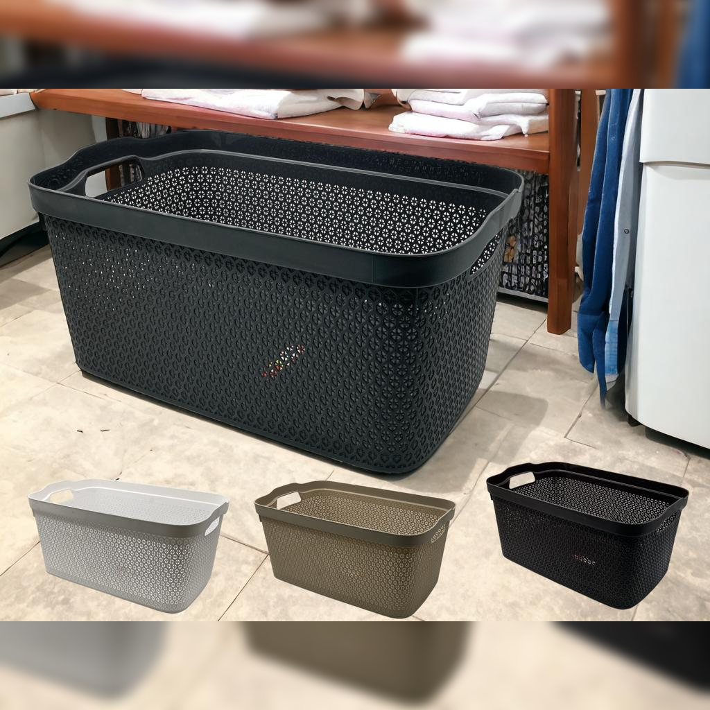 Saphire Laundry Basket 54 cm - Lunaz Shop