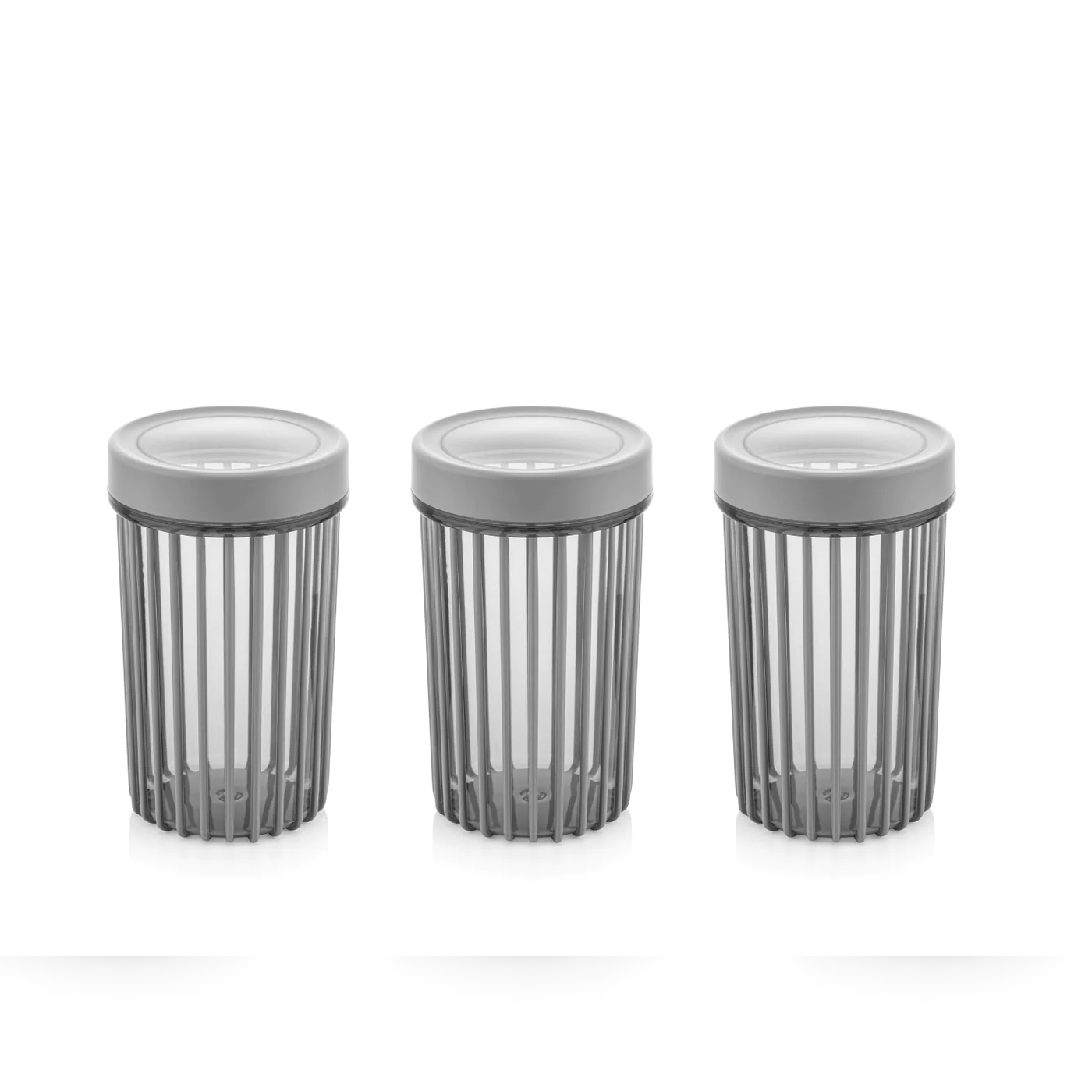 Set of 3x1100 ml Linea Round Food Storage Container - Lunaz Shop