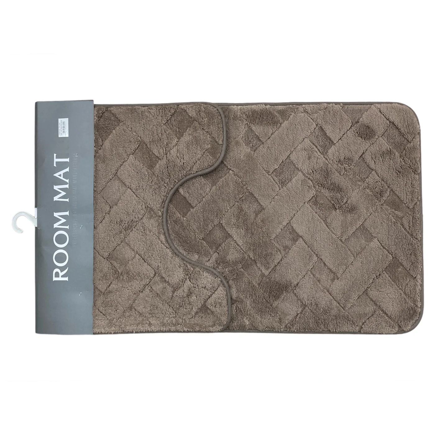 Soft touch fluffy bathroom set of 2 mats - Lunaz Shop