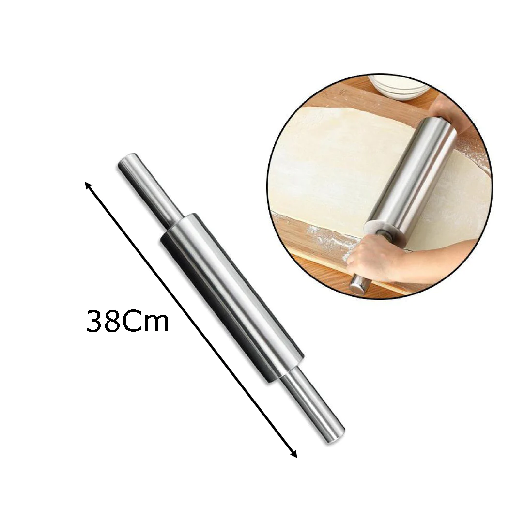Stainless Steel Rolling Pin - Lunaz Shop