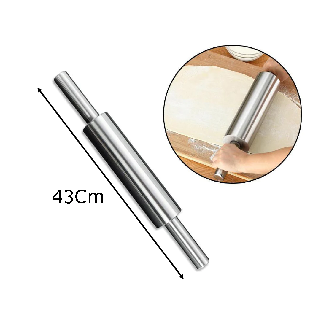 Stainless Steel Rolling Pin - Lunaz Shop