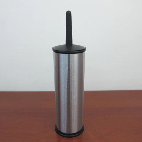Stainless Steel Toilet Brush Holder with Plastic Cover - Lunaz Shop