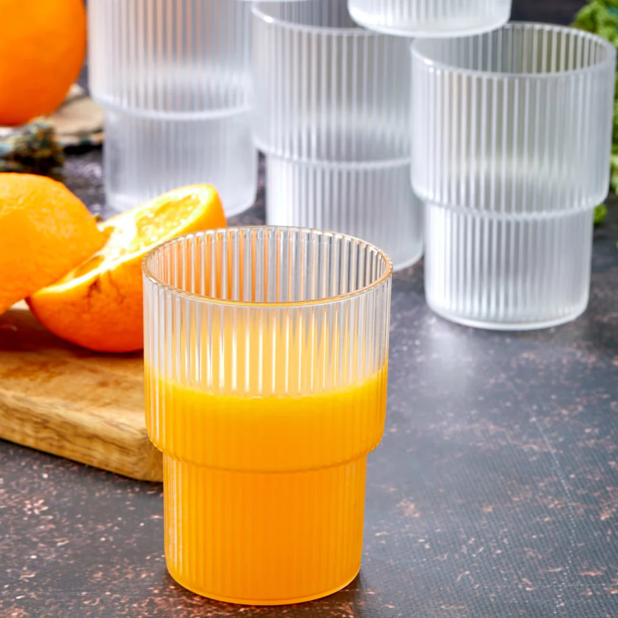 Set of 3 Plastic Cups "Origami"