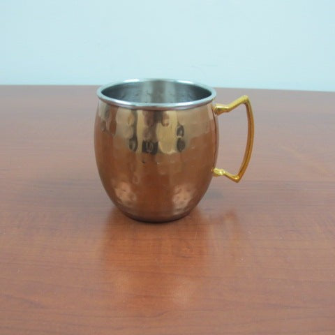 Stainless Mug with Coppery Look