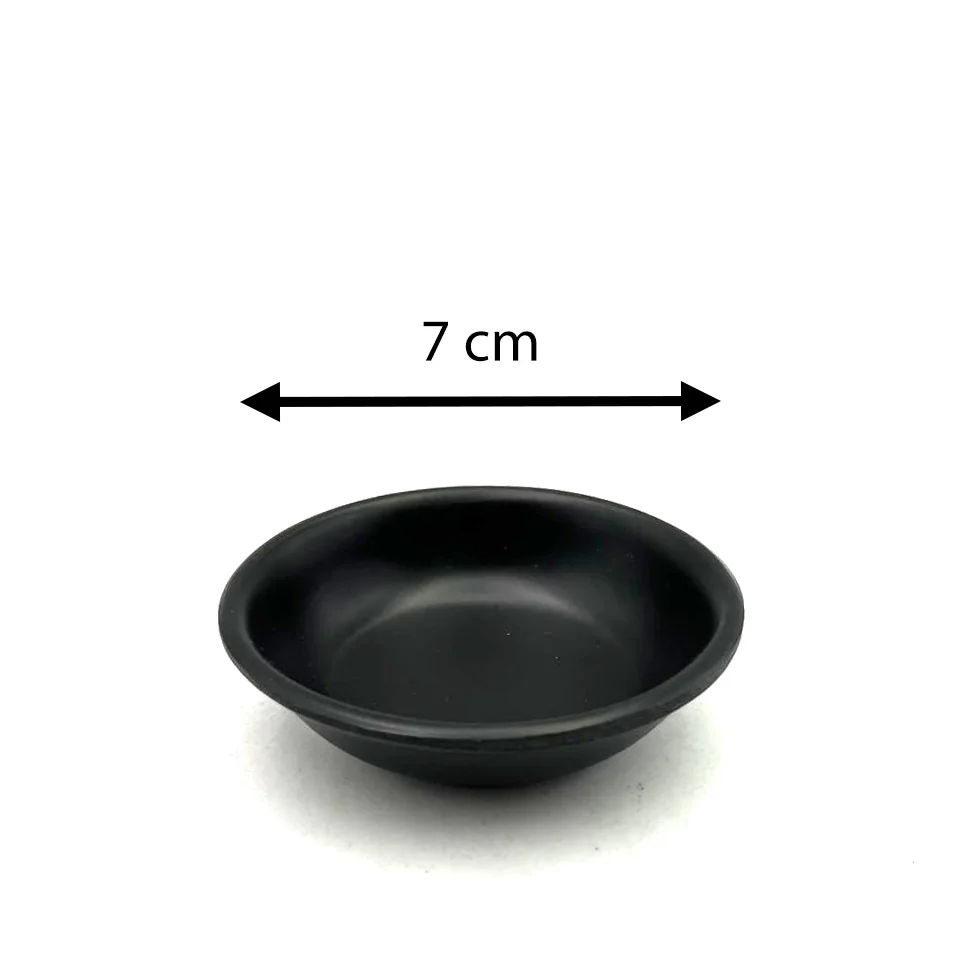 Small Sauce Bowl 7 cm Mat Black Melamine