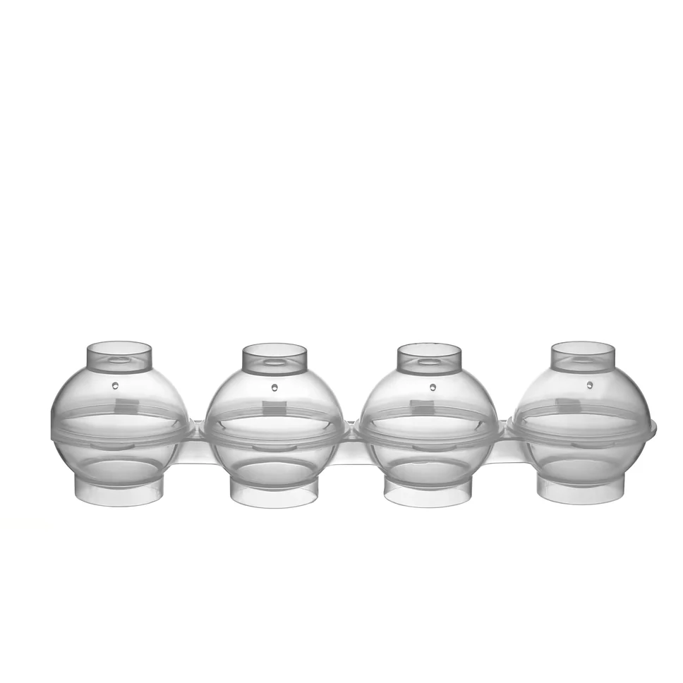 4 spherical ice tray - Diameter 5 cm each