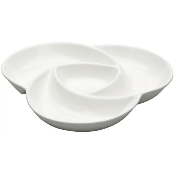 Triangular Shape divided tray 40 cm - Lunaz Shop