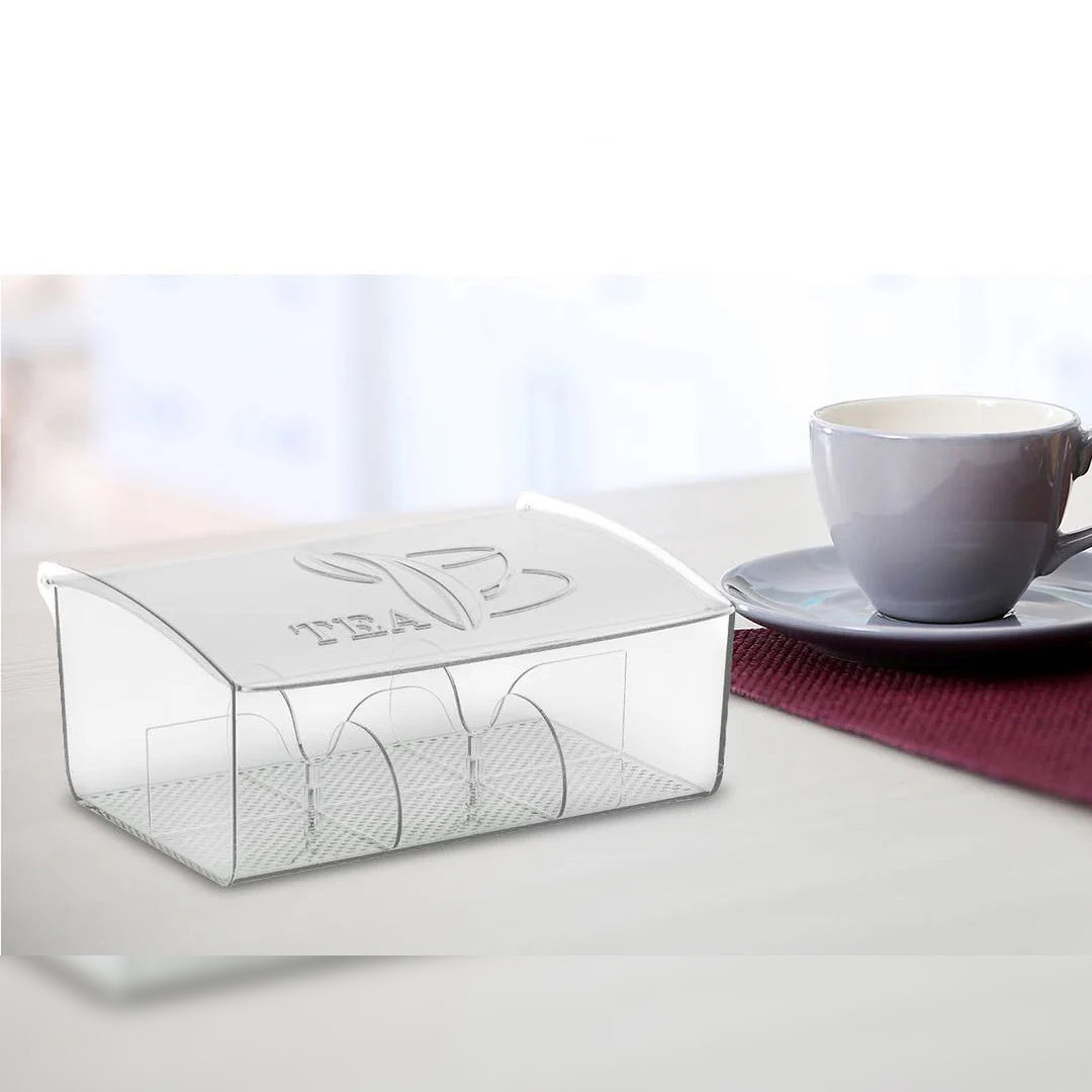 Transparent Tea Box 6 cavities