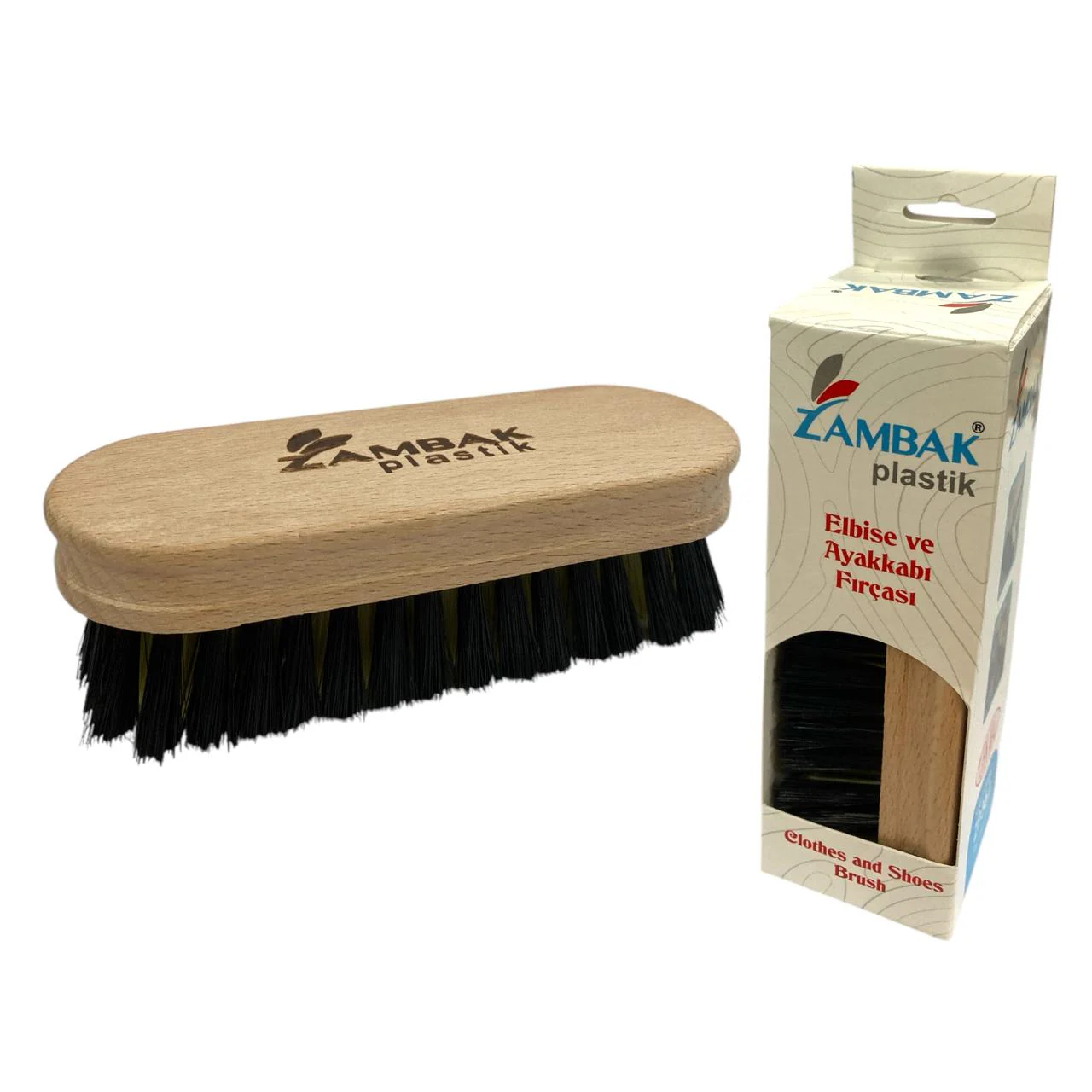 Wooden Clothes and Shoe Brush