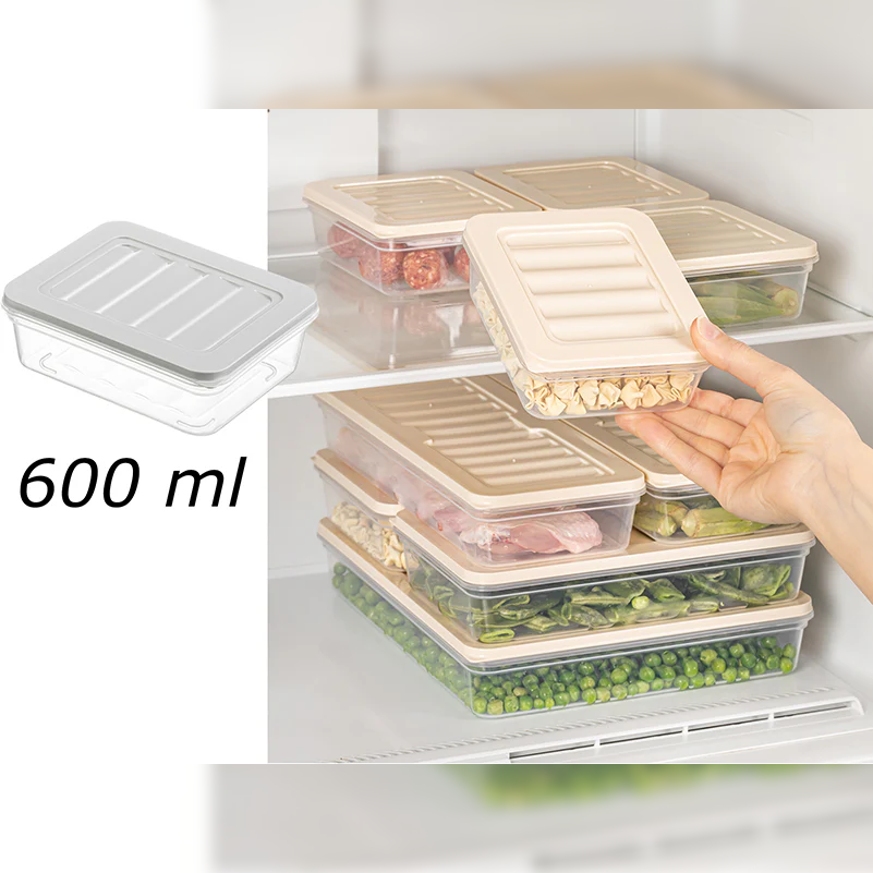 Fresh box 600 ml - Stackable inside fridge
