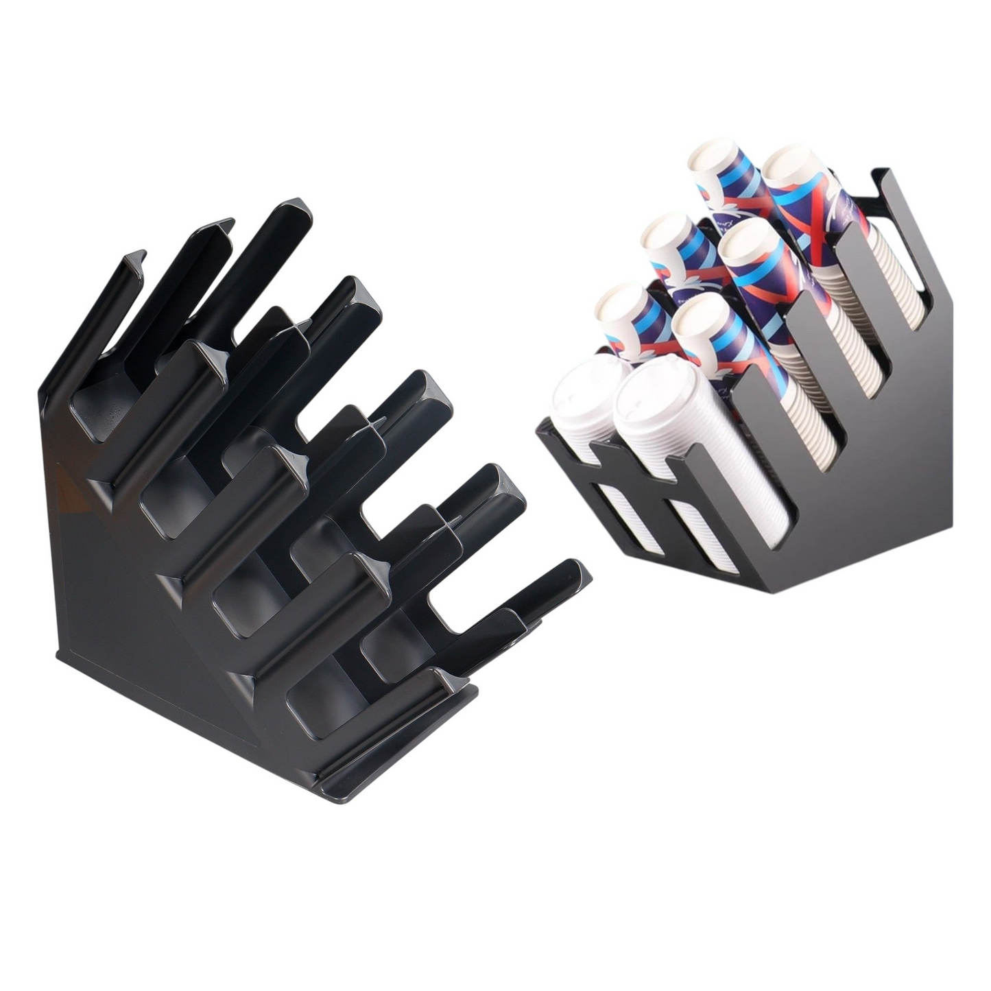 Tilting 8 Grids Disposable Coffee Cup Holder