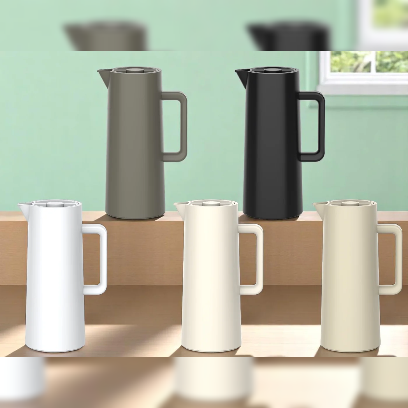 Dosthoff Modern Insulated Carafe with Easy Press Button