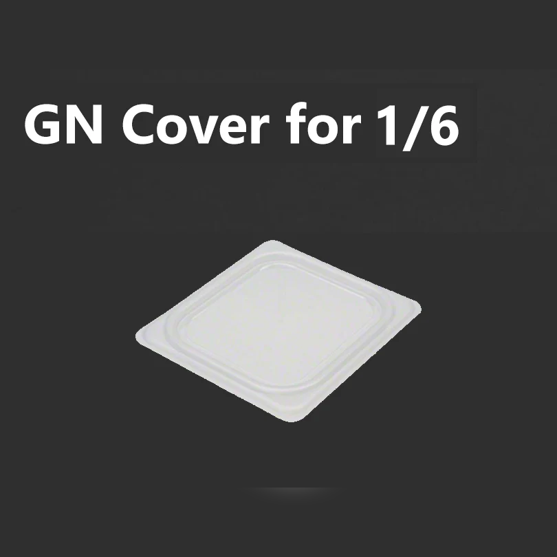 Cover for Gastronorm Plastic Storage Container 1/6