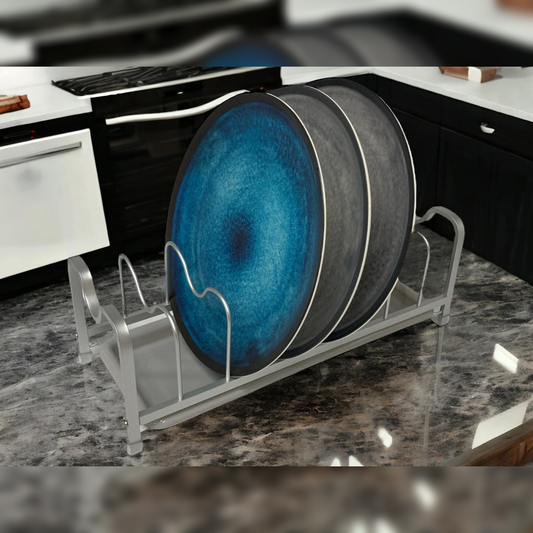 Small Aluminum Dish Rack with Plastic Tray - Lunaz Shop