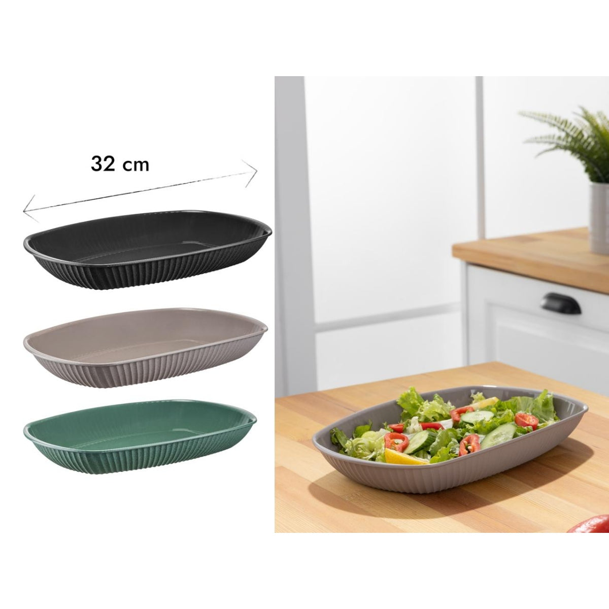 Bally Oval Serving Bowl 3 L