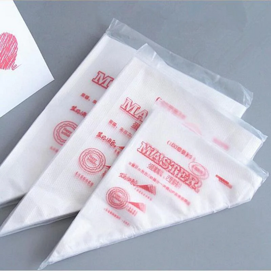 100 Pcs Big Disposable Cream Pastry Bag - Lunaz Shop