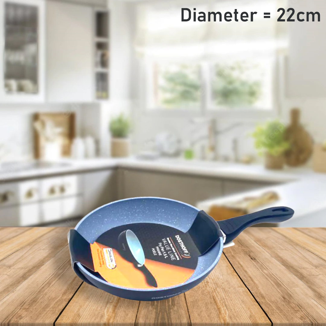 DOSTHOFF VALUE FRYING PAN BLACK 22 CM - Lunaz Shop