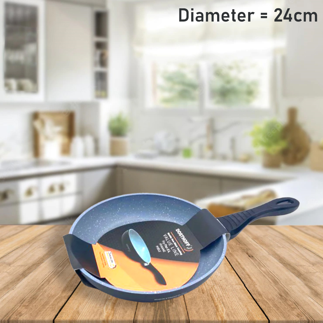 DOSTHOFF VALUE FRYING PAN BLACK 24 CM - Lunaz Shop