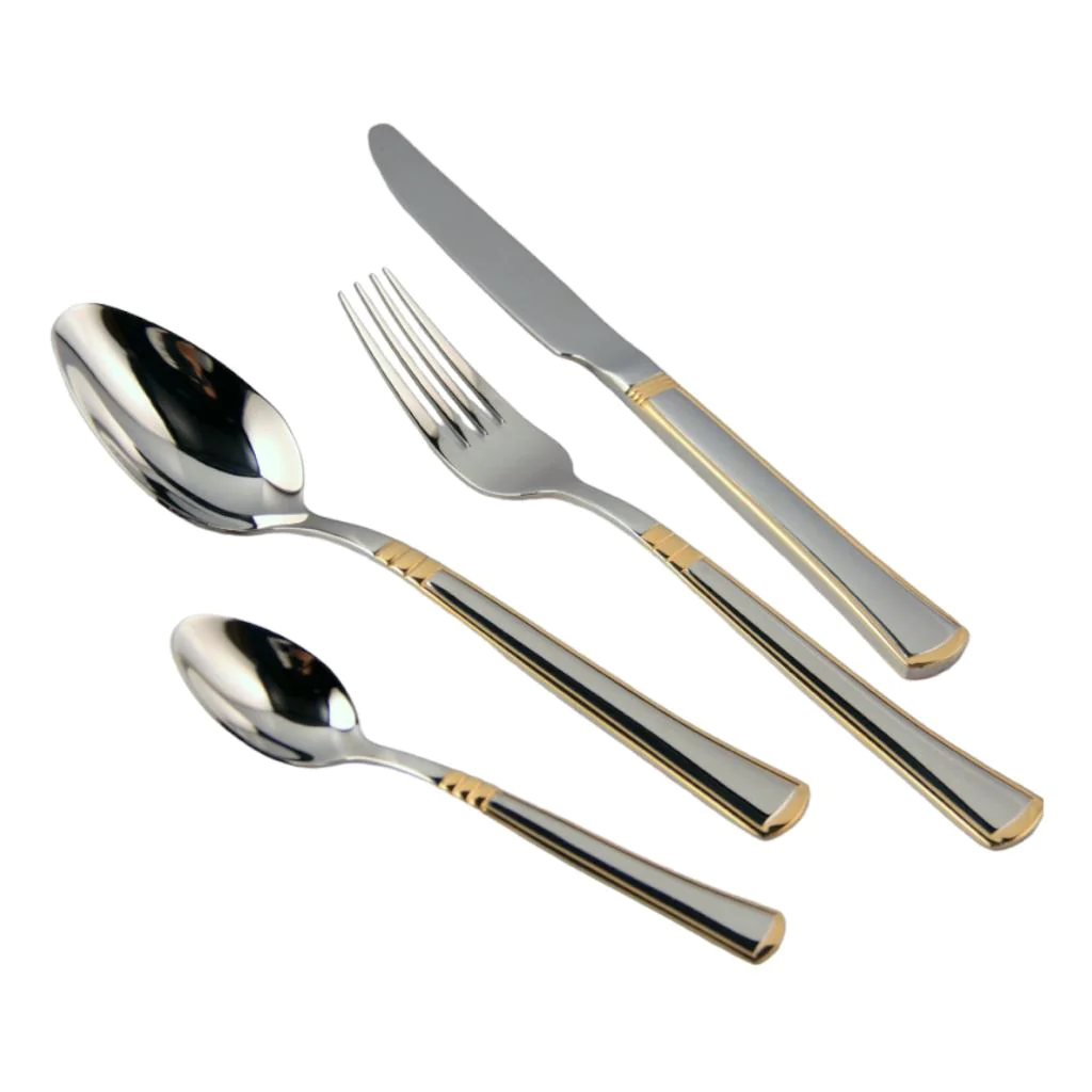 Dosthoff 72 pieces Classy Gold Cutlery Set SS 18-10 - Lunaz Shop