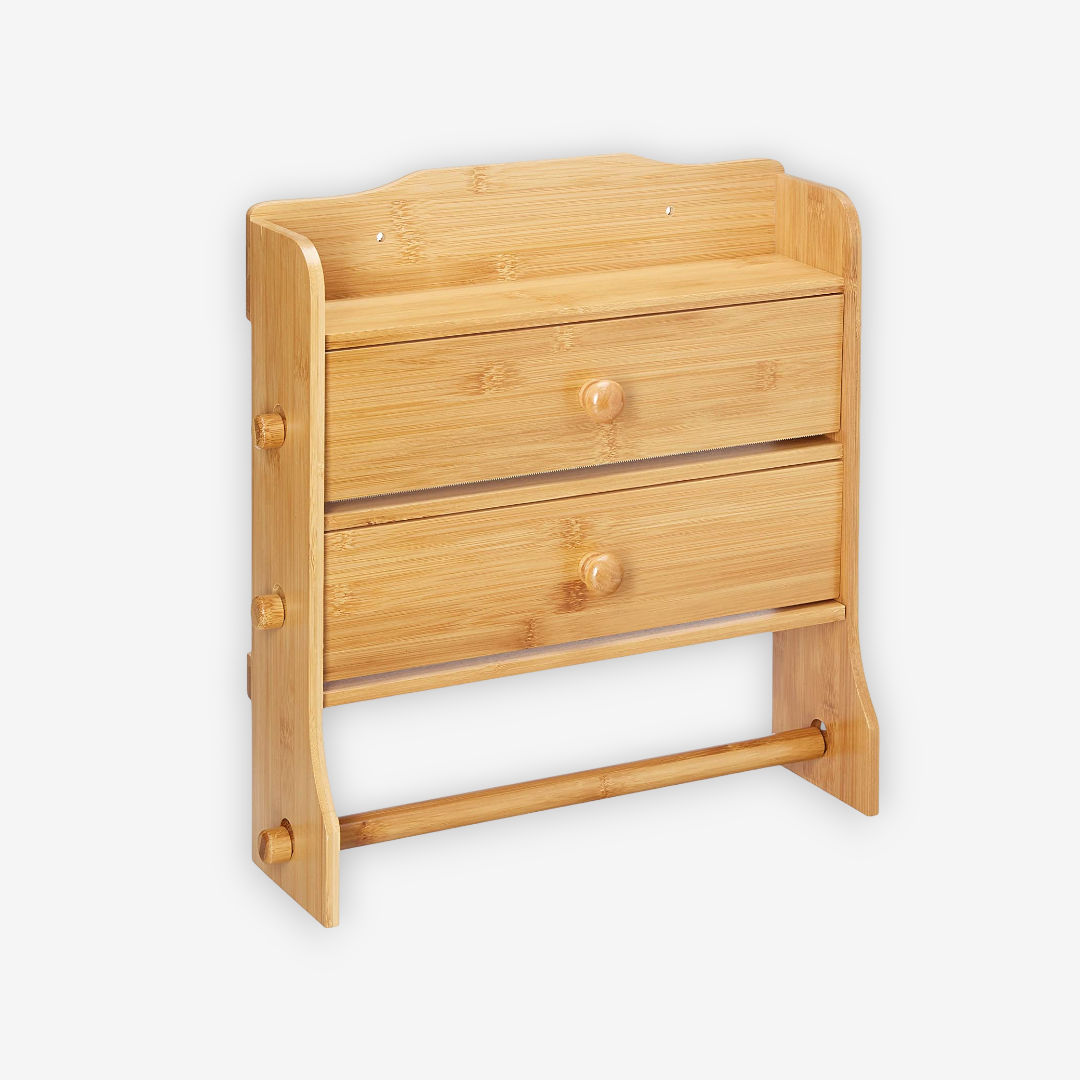 3 levels wooden roll dispenser - Lunaz Shop