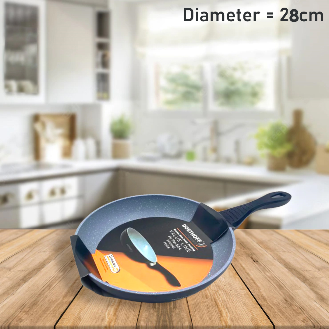DOSTHOFF VALUE FRYING PAN BLACK 28 CM - Lunaz Shop