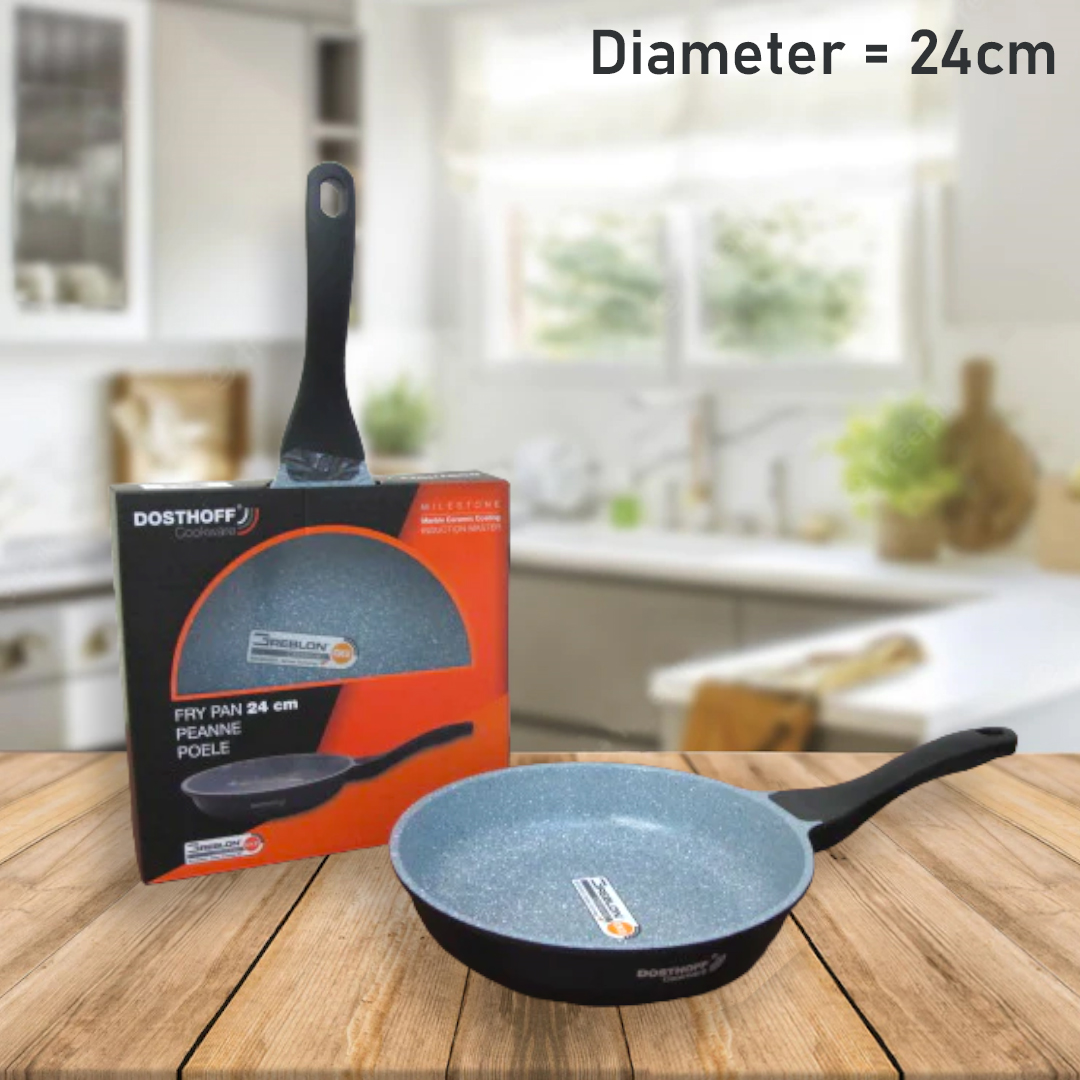 DOSTHOFF INDUCTION MASTER FRYING PAN BLACK 24 CM - Lunaz Shop