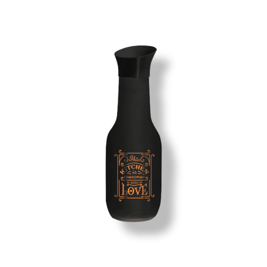 1 L Glass Black Colored Carafe - Lunaz Shop