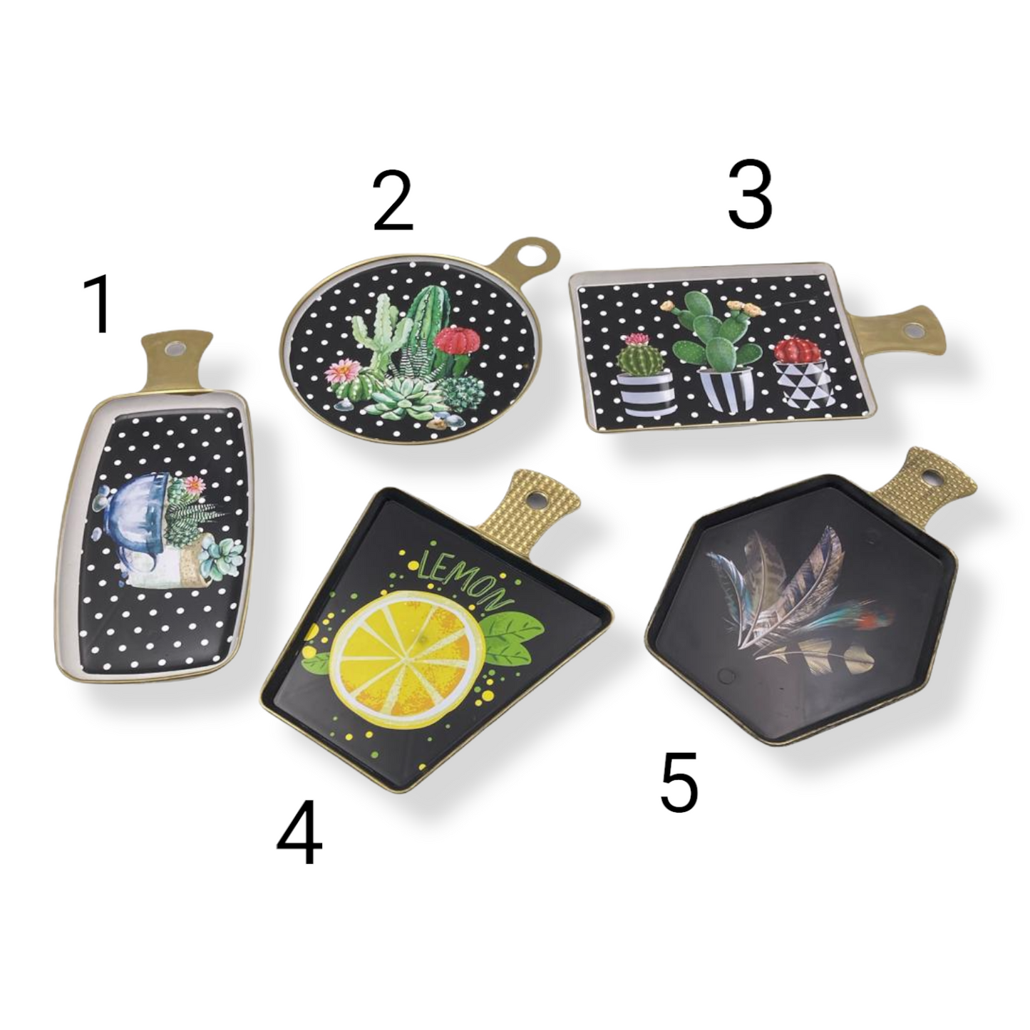 Multi Shapes Small Plastic Presentation Tray - Lunaz Shop