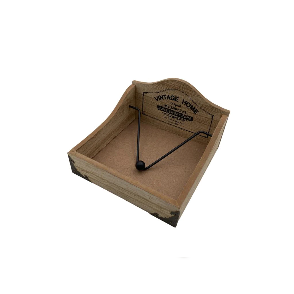 Wooden Vintage Home Napkin Holder - Lunaz Shop