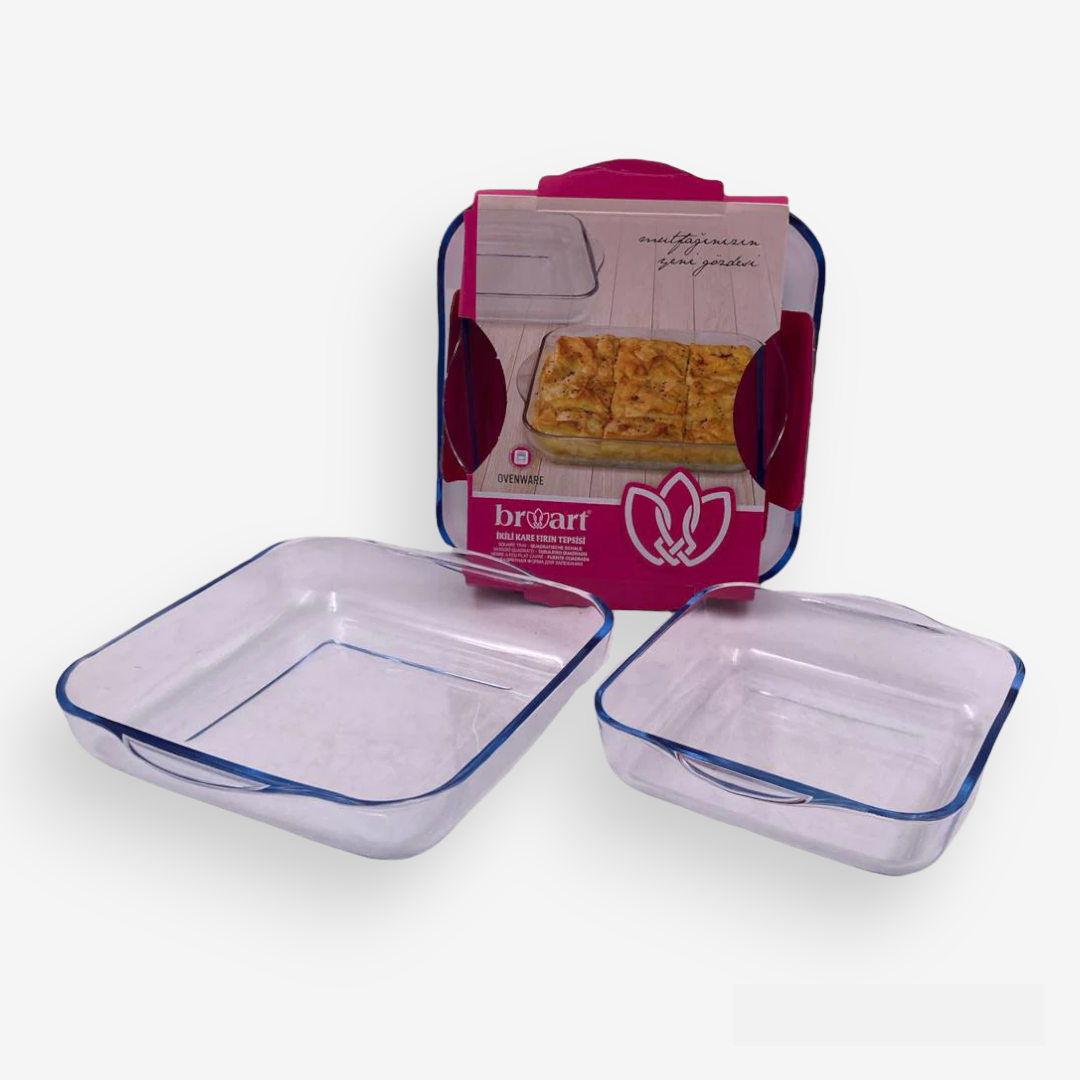 Squared Oven Tray Set of 2 - Lunaz Shop