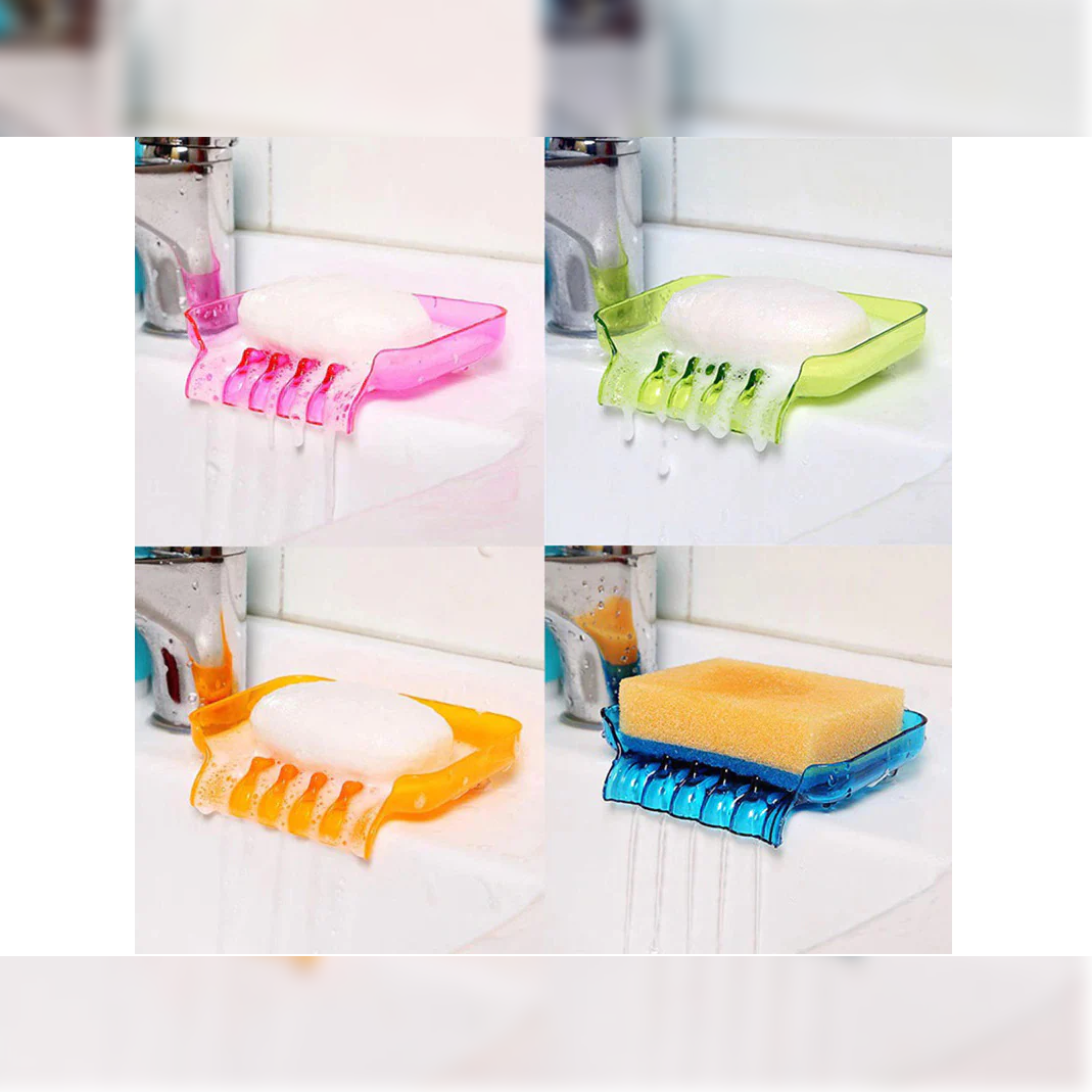 Rectangular Soap Dish Waterfall Design - Lunaz Shop