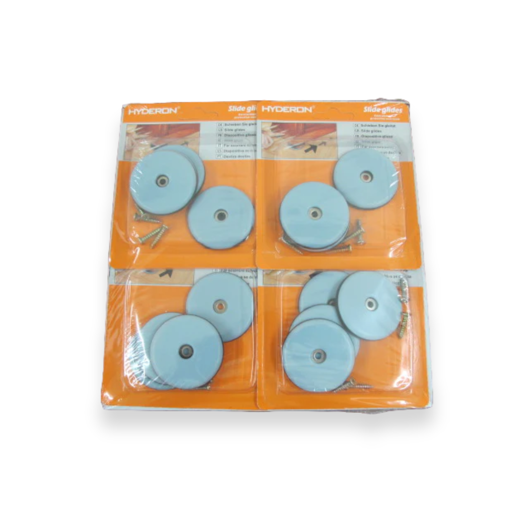 Round Furniture Slider with screwsX4 - Lunaz Shop