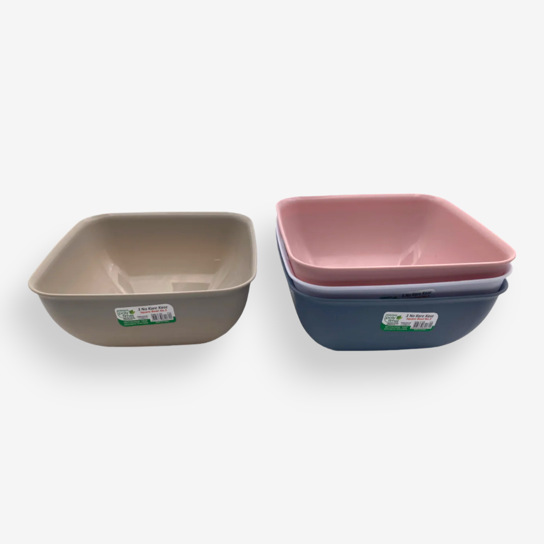 Colorful Square Bowl 2 Lt - Lunaz Shop