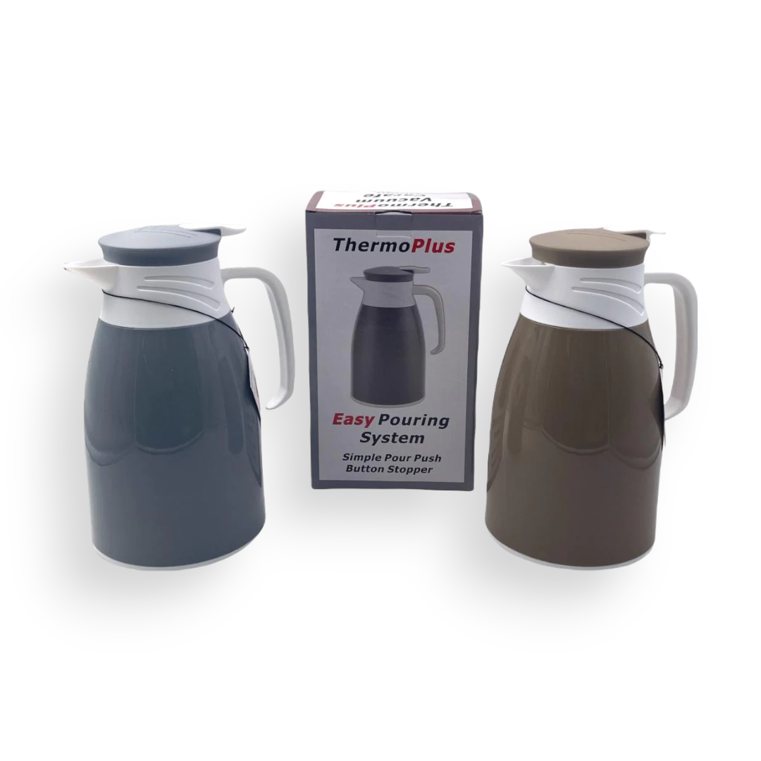 1 Liter Vacuum Flask with Glass Inner - Lunaz Shop
