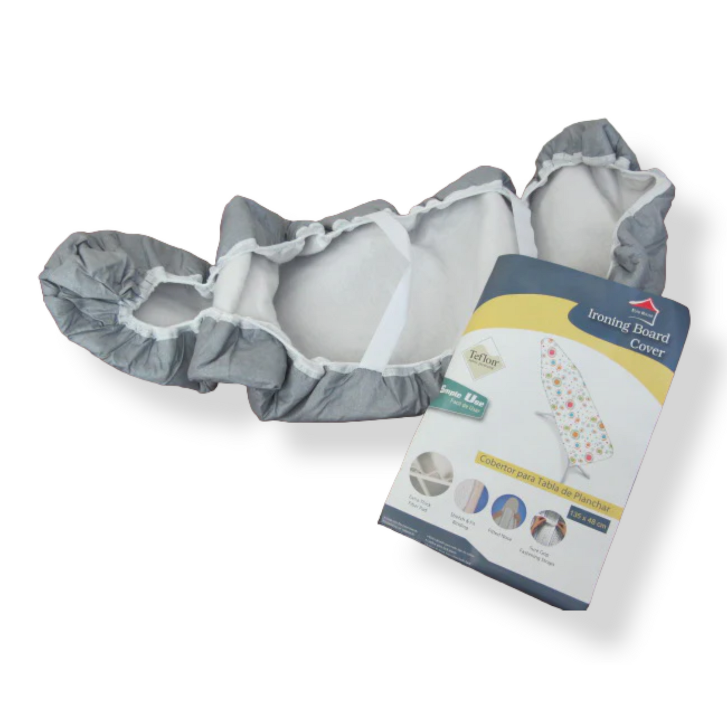 Iron Board Cover 135 x 48 with elastics - Lunaz Shop